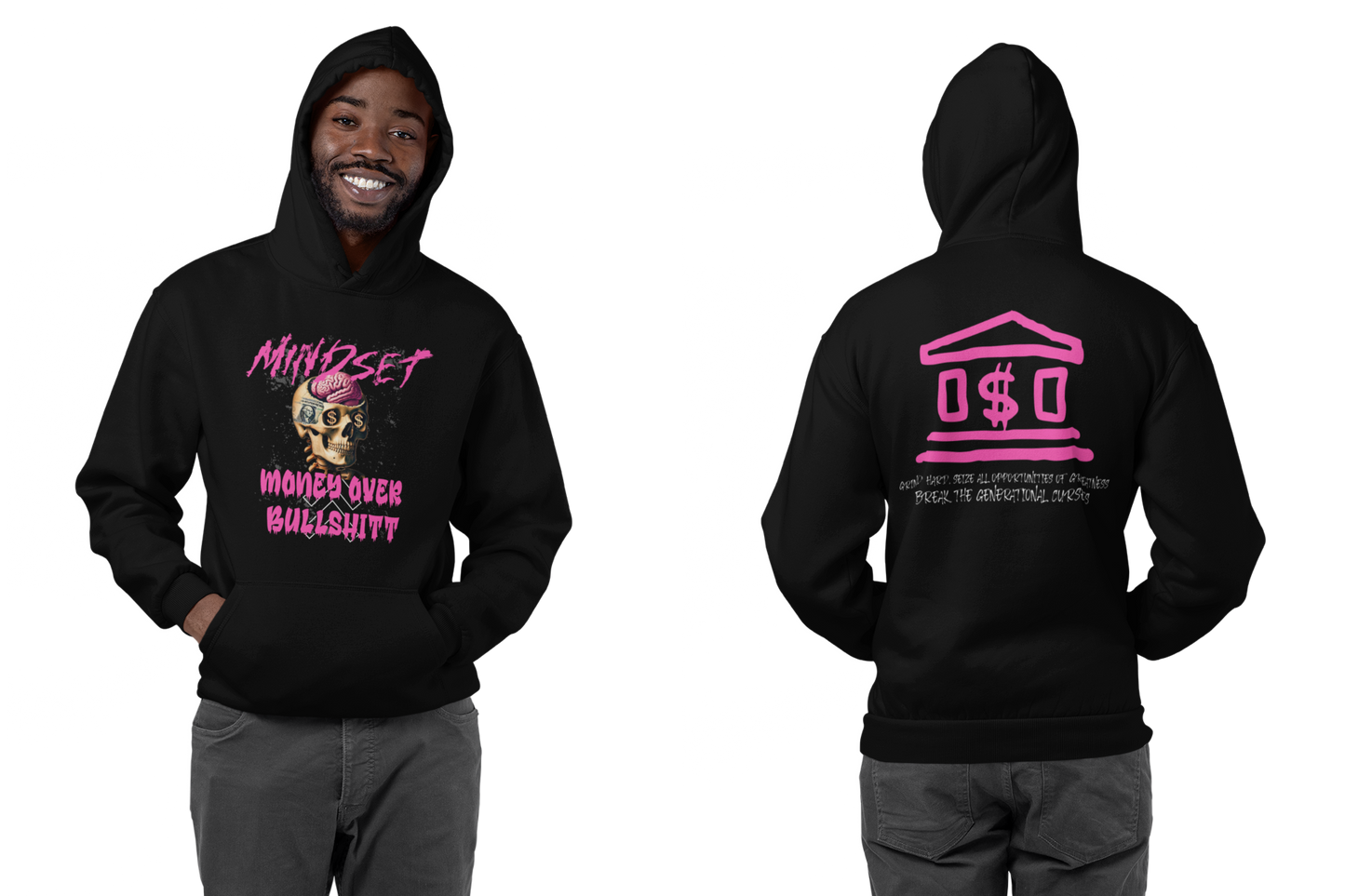 Mindset Money Over BS Hoodie