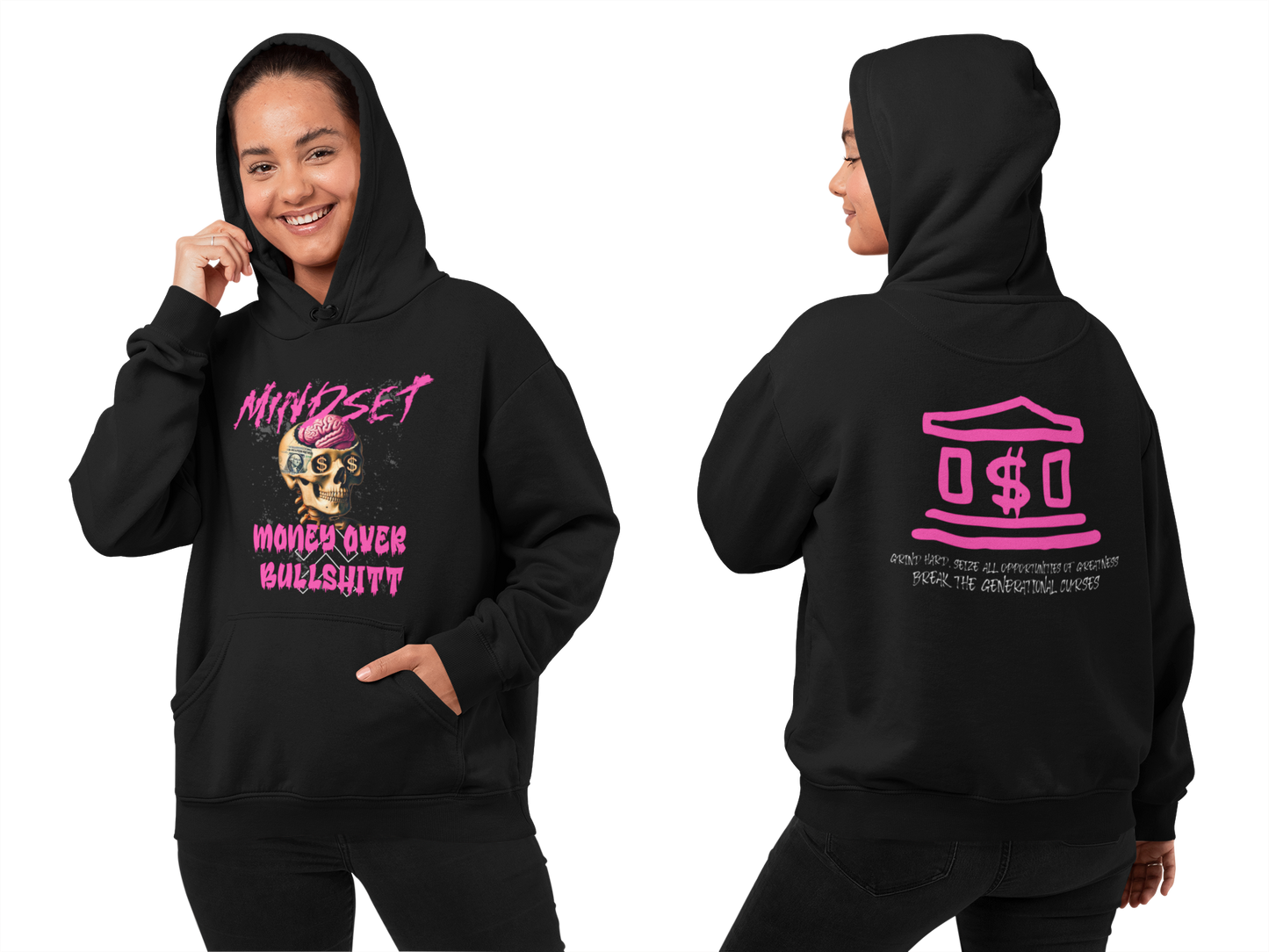 Mindset Money Over BS Hoodie