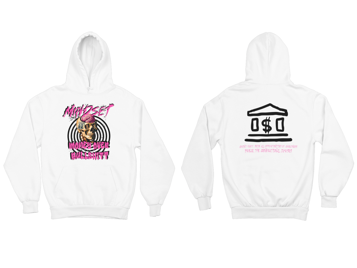 Mindset Money Over BS Hoodie