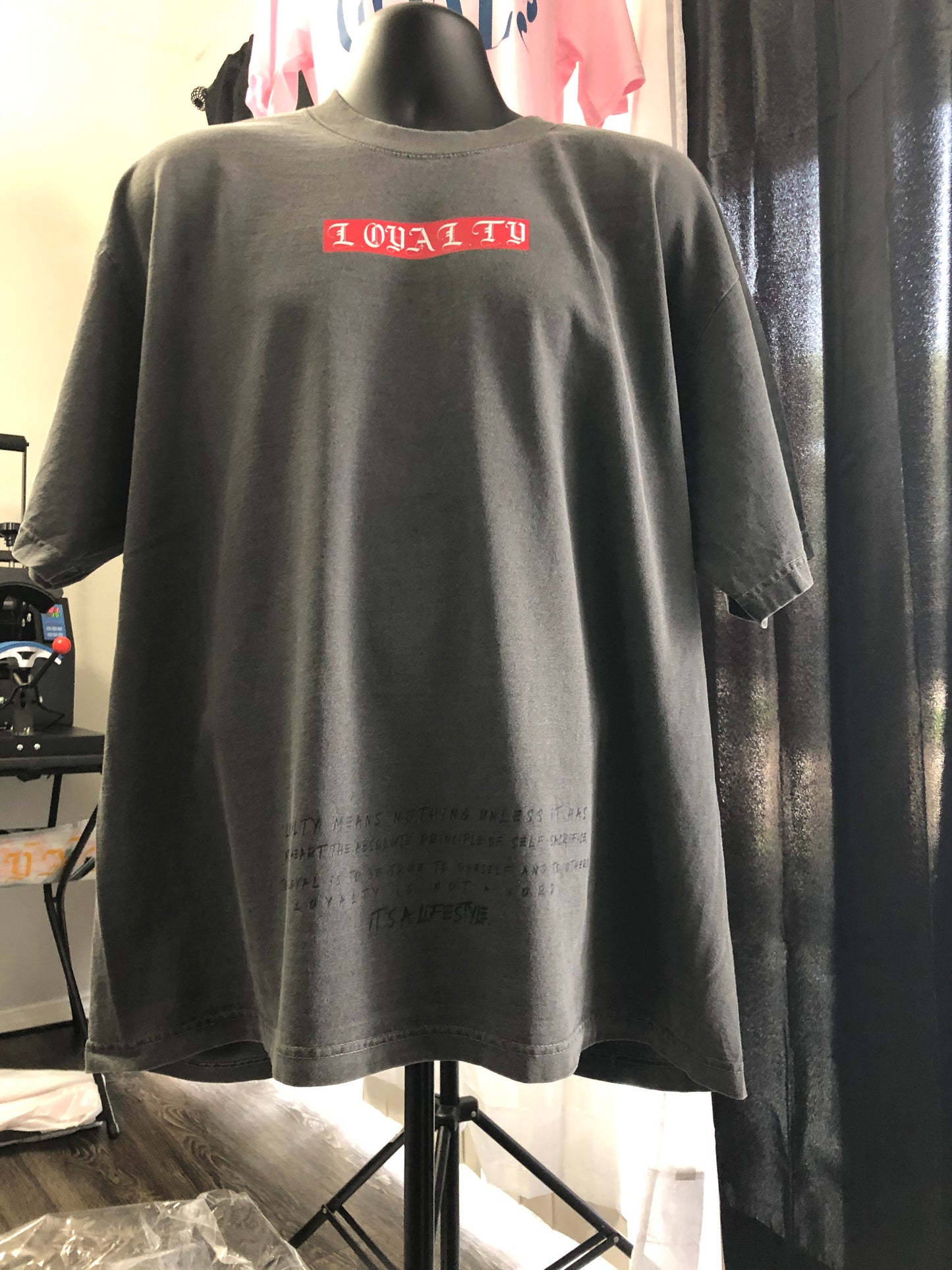 Loyal Family Ties Vintage Acid Washed Premium Heavy Gildan T-Shirt