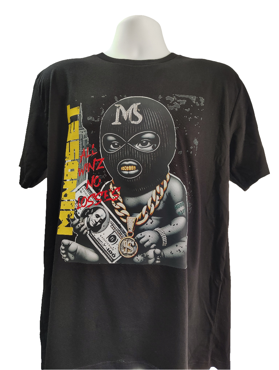 ALL WINS NO LOSSES Vintage Graphic T-Shirt