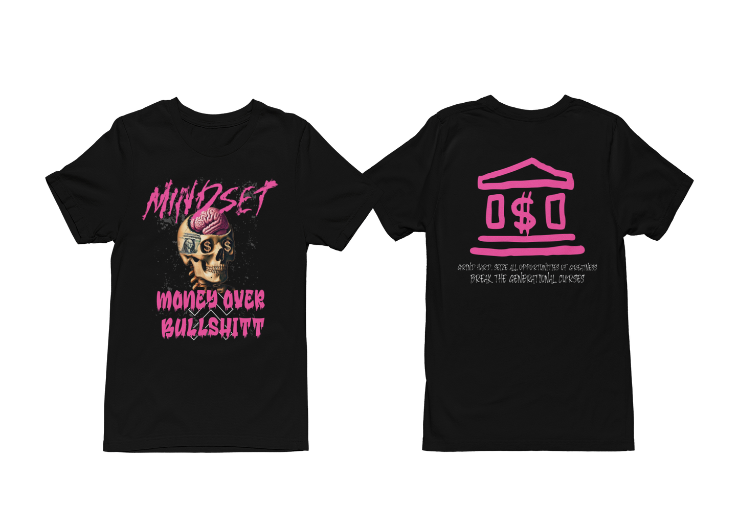 Mindset Money Over BS Vintage T-shirt