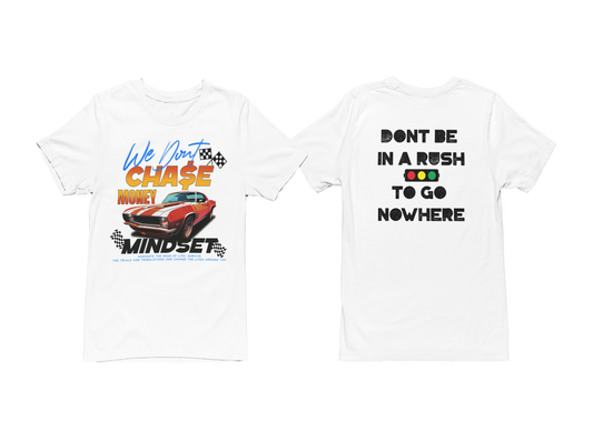 We Dont Chase Money Nascar Raceway Vintage Crewneck T-Shirt