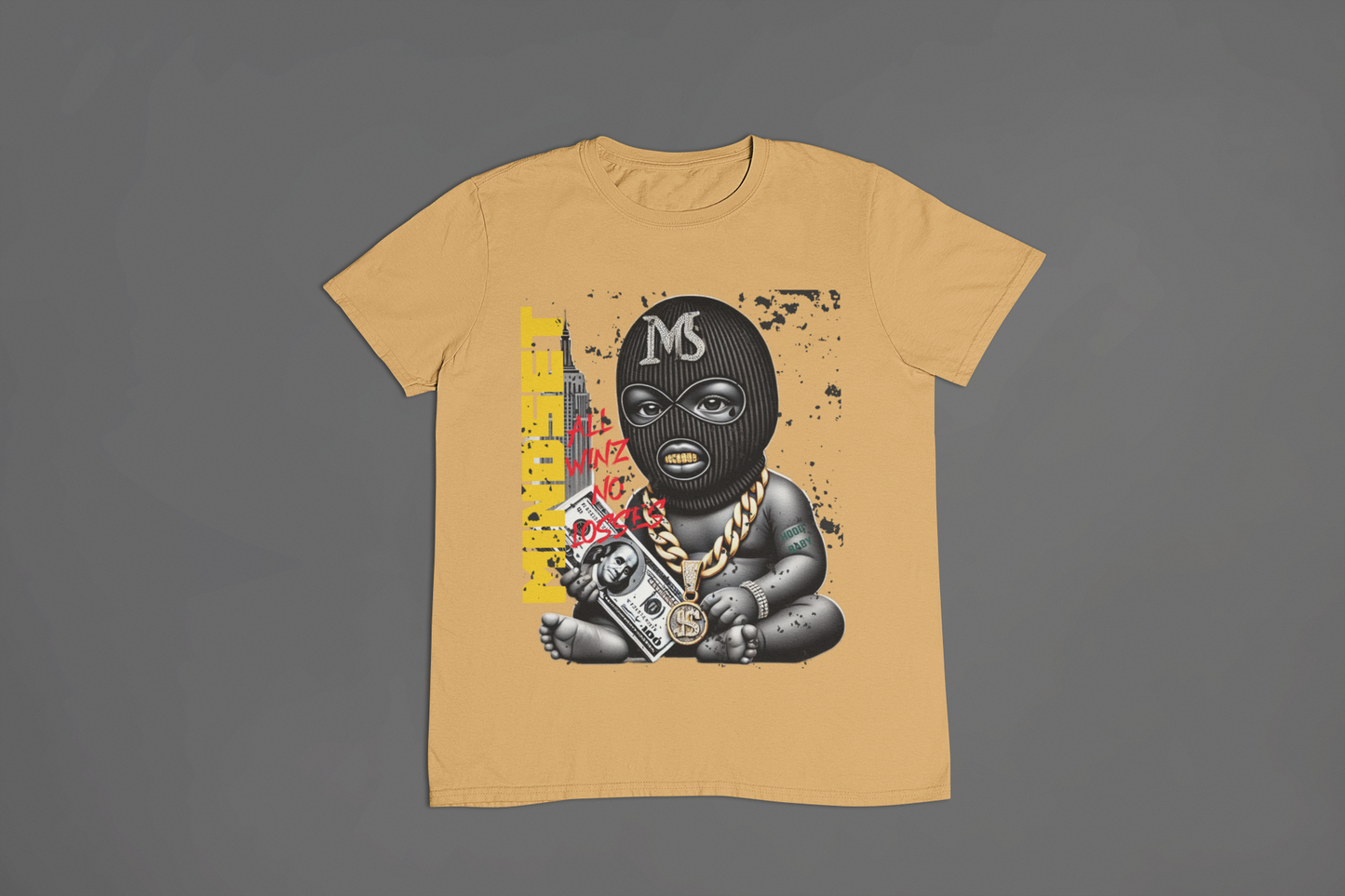 ALL WINS NO LOSSES Vintage Graphic T-Shirt