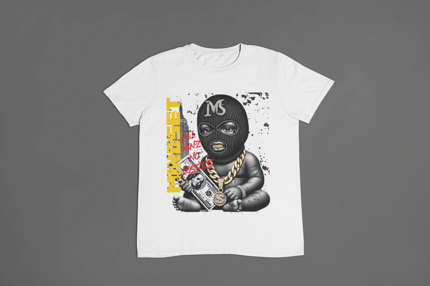 ALL WINS NO LOSSES Vintage Graphic T-Shirt