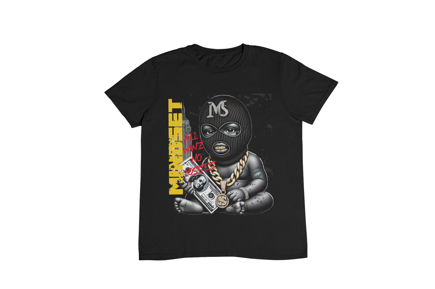 ALL WINS NO LOSSES Vintage Graphic T-Shirt