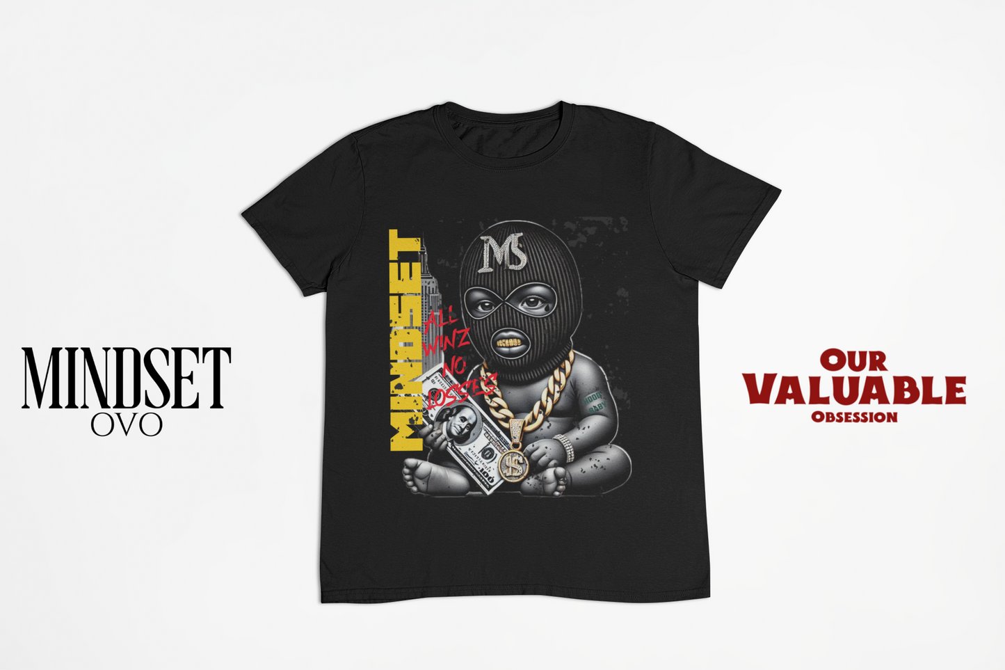 ALL WINS NO LOSSES Vintage Graphic T-Shirt