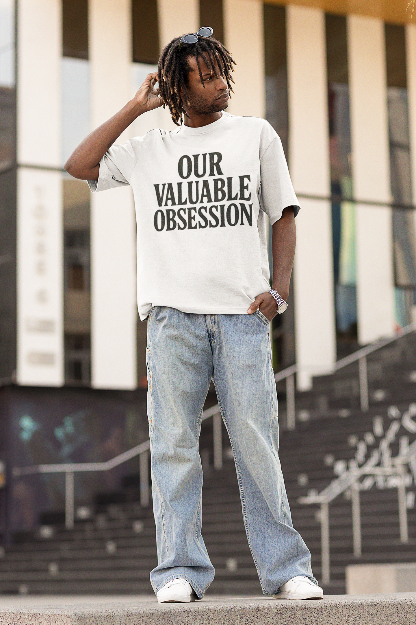Our Valuable Obsession Oversized Tee