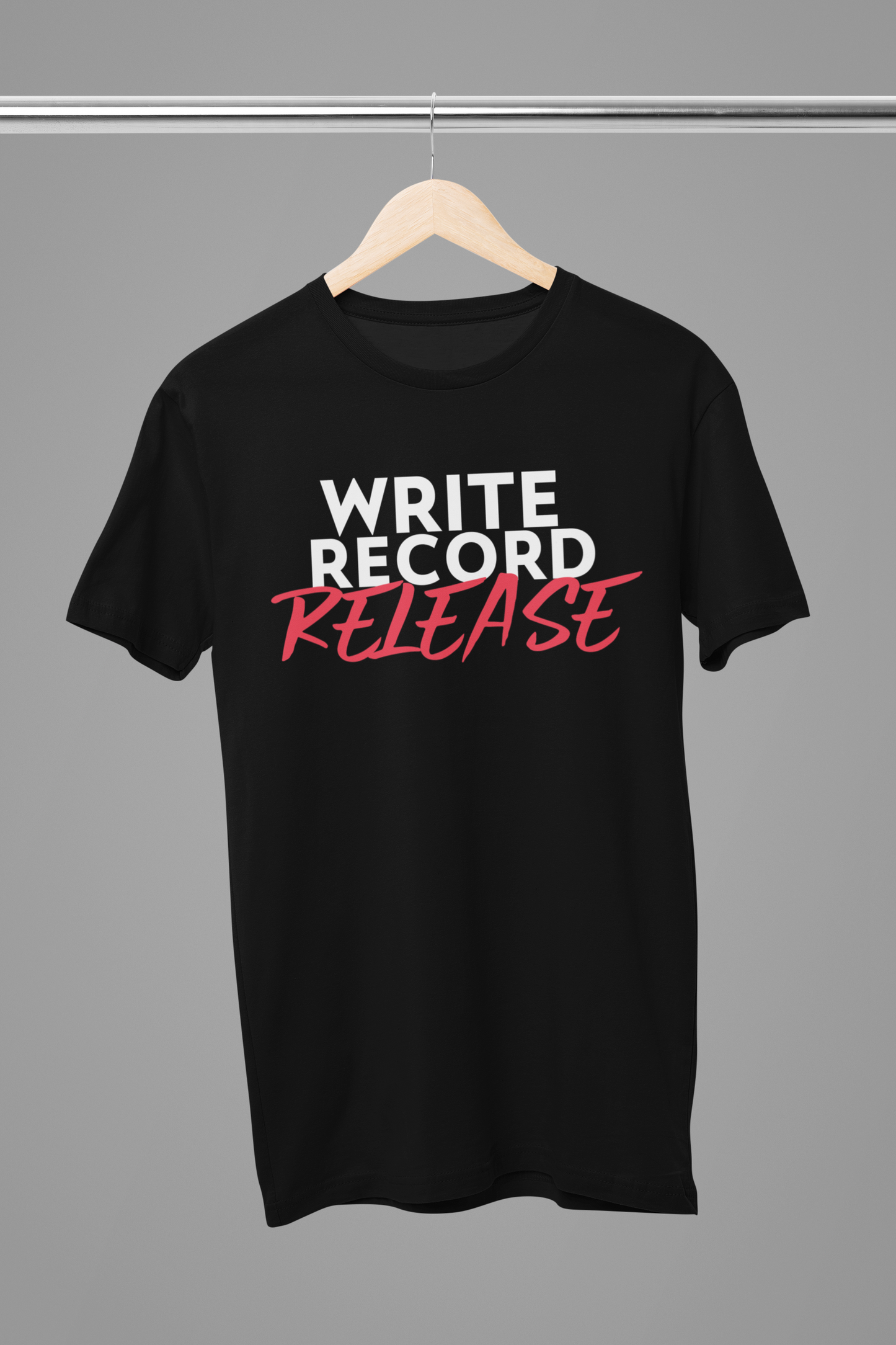 Write, Record, Release Custom Artist Short Sleeve Hip Hop T-Shirt