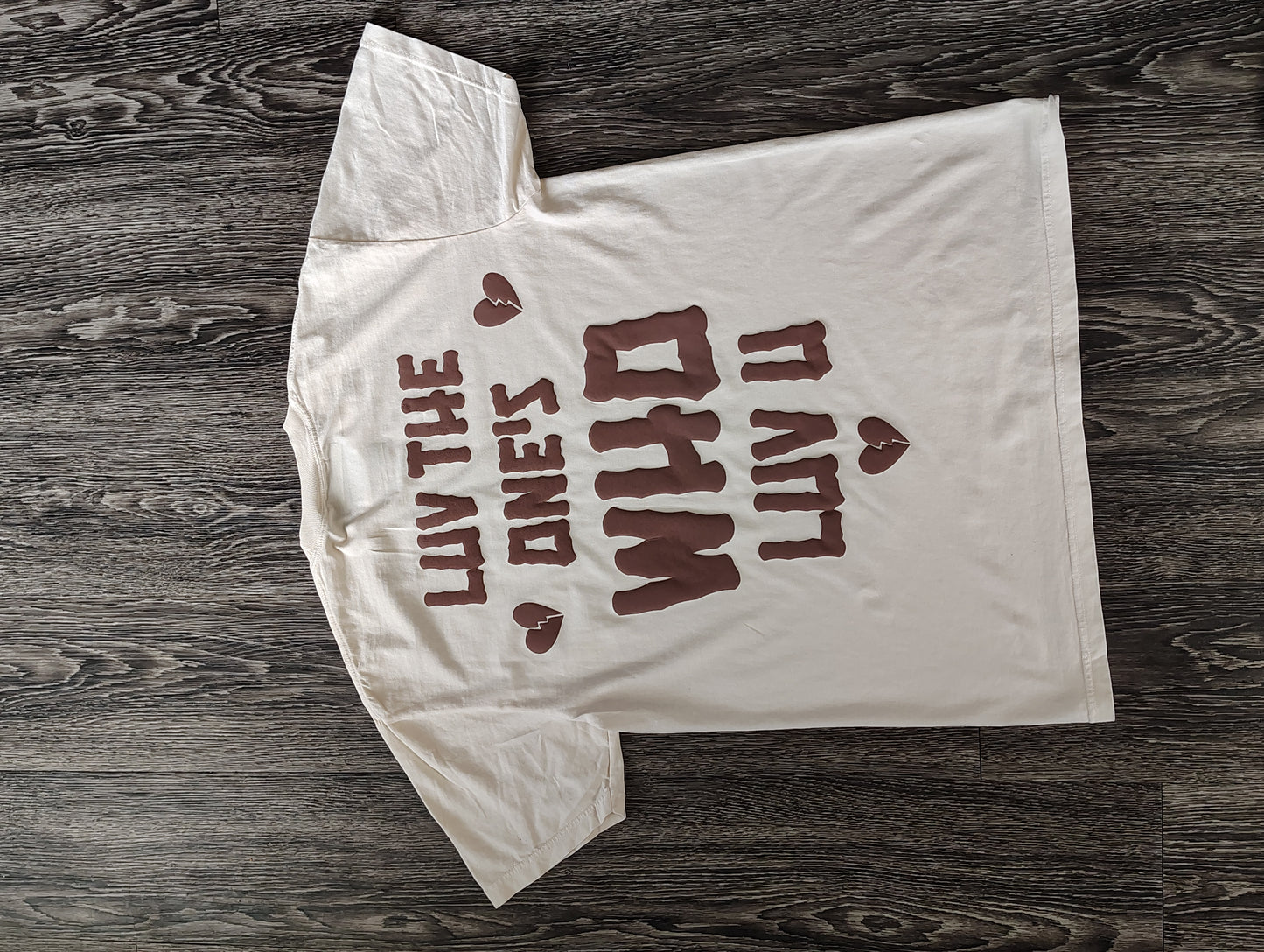 Luv The Ones Who Luv U Vintage Tee Puff