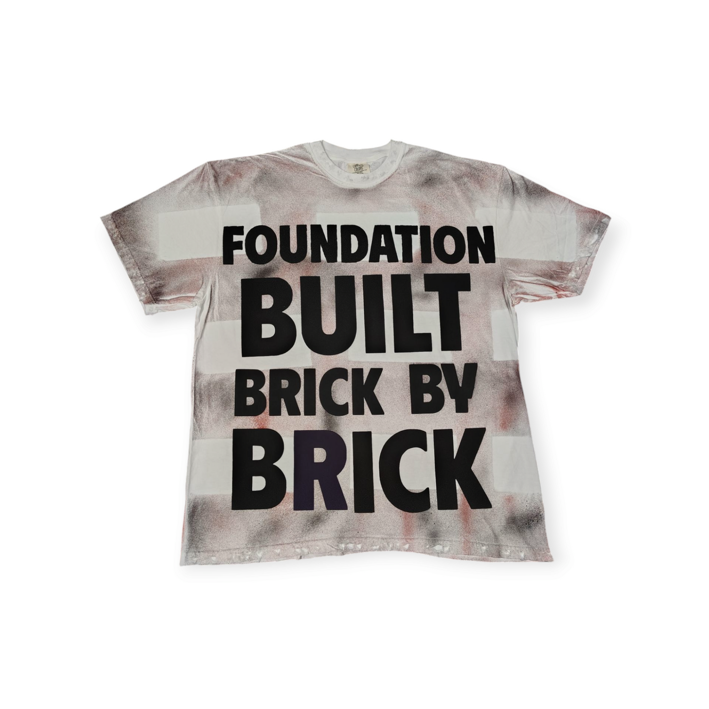 Foundation Built Brick By Brick Tee