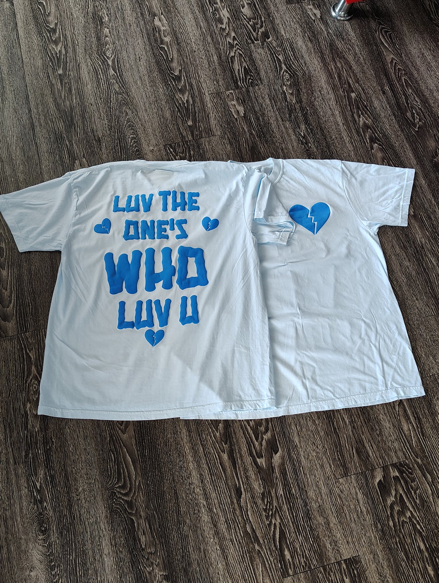 Luv The Ones Who Luv U Vintage Tee Puff