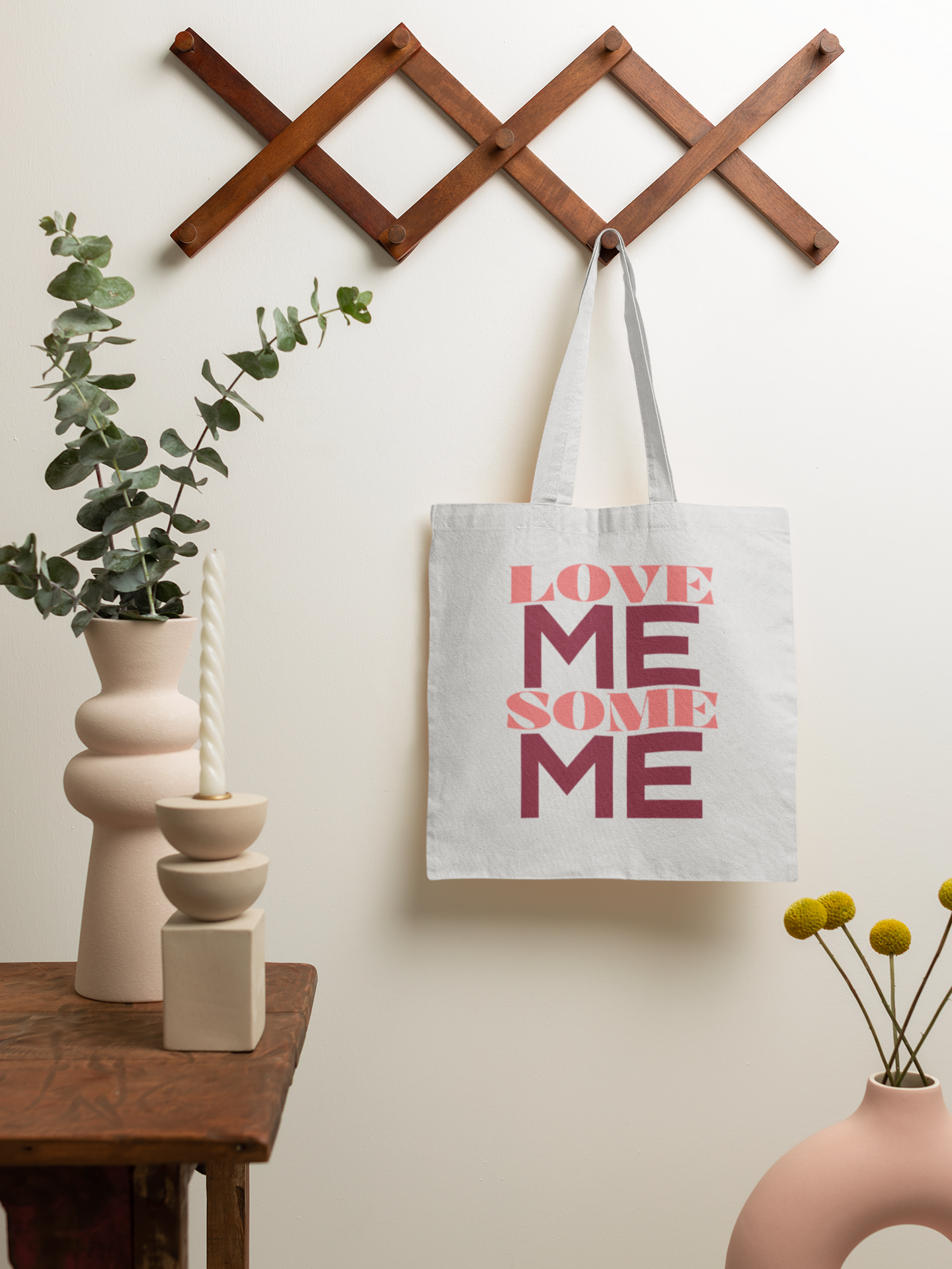 LOVE ME SOME ME TOTE BAG